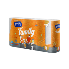 Virtuves dvieļi GRITE Family 2sl. 4 ruļļi